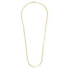 Georges Lenfant Collar vintage de cadena de eslabones de oro de 18 ct Circa 1970