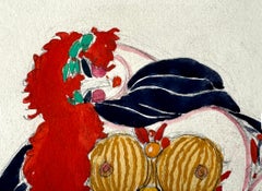 Diseño de Vestuario de Teatro Art Decó con Figuras Mitológicas Griegas