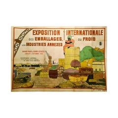 Affiche pour l'exposition internationale d'emballage à froid et d'industries connexes