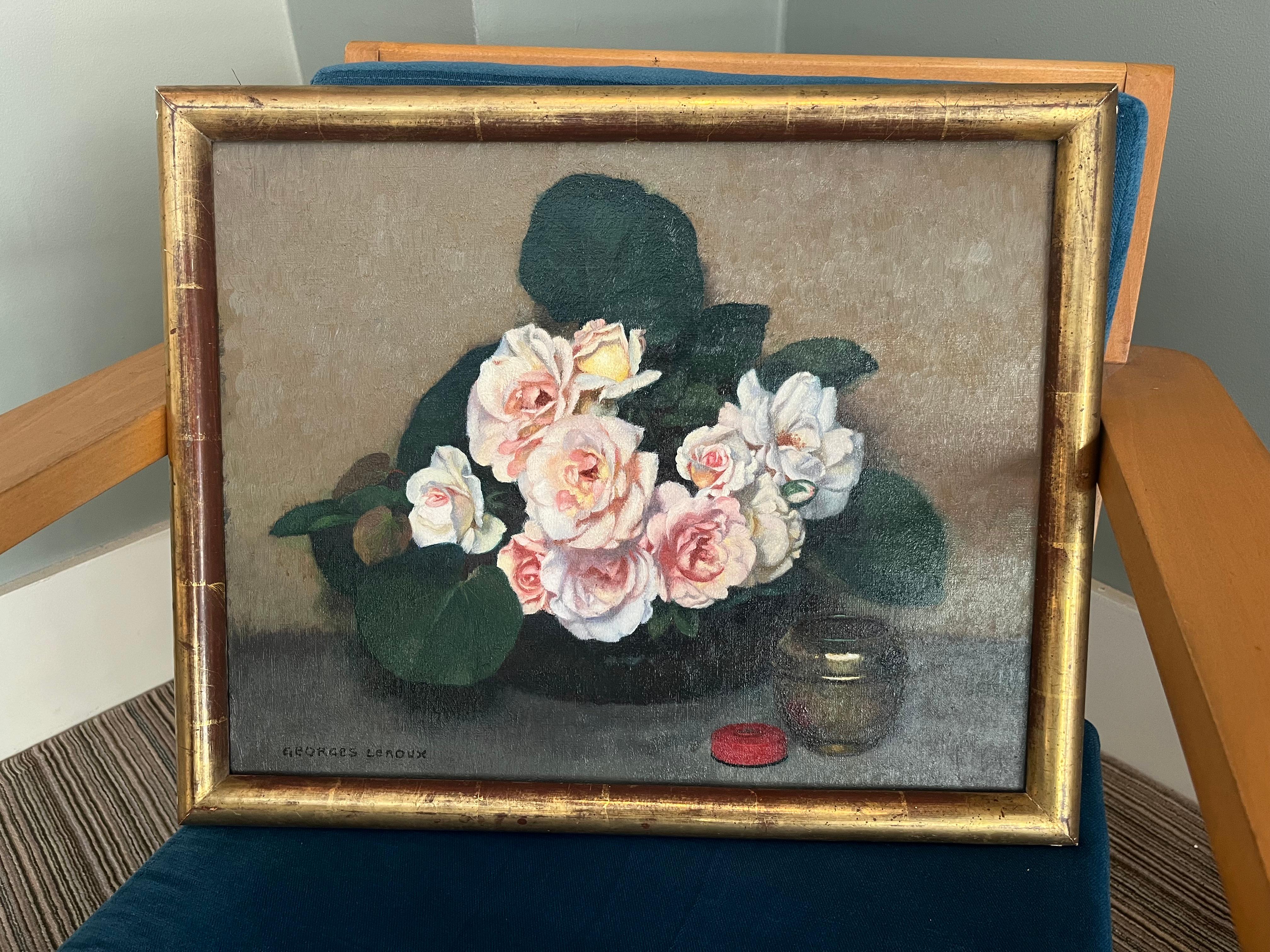 Oil on canvas

38,3 x 46 cm (41 x 51 cm with frame)
= 15.1 × 18.1 in (16.1 × 20.1 in with frame)
Signed lower left
