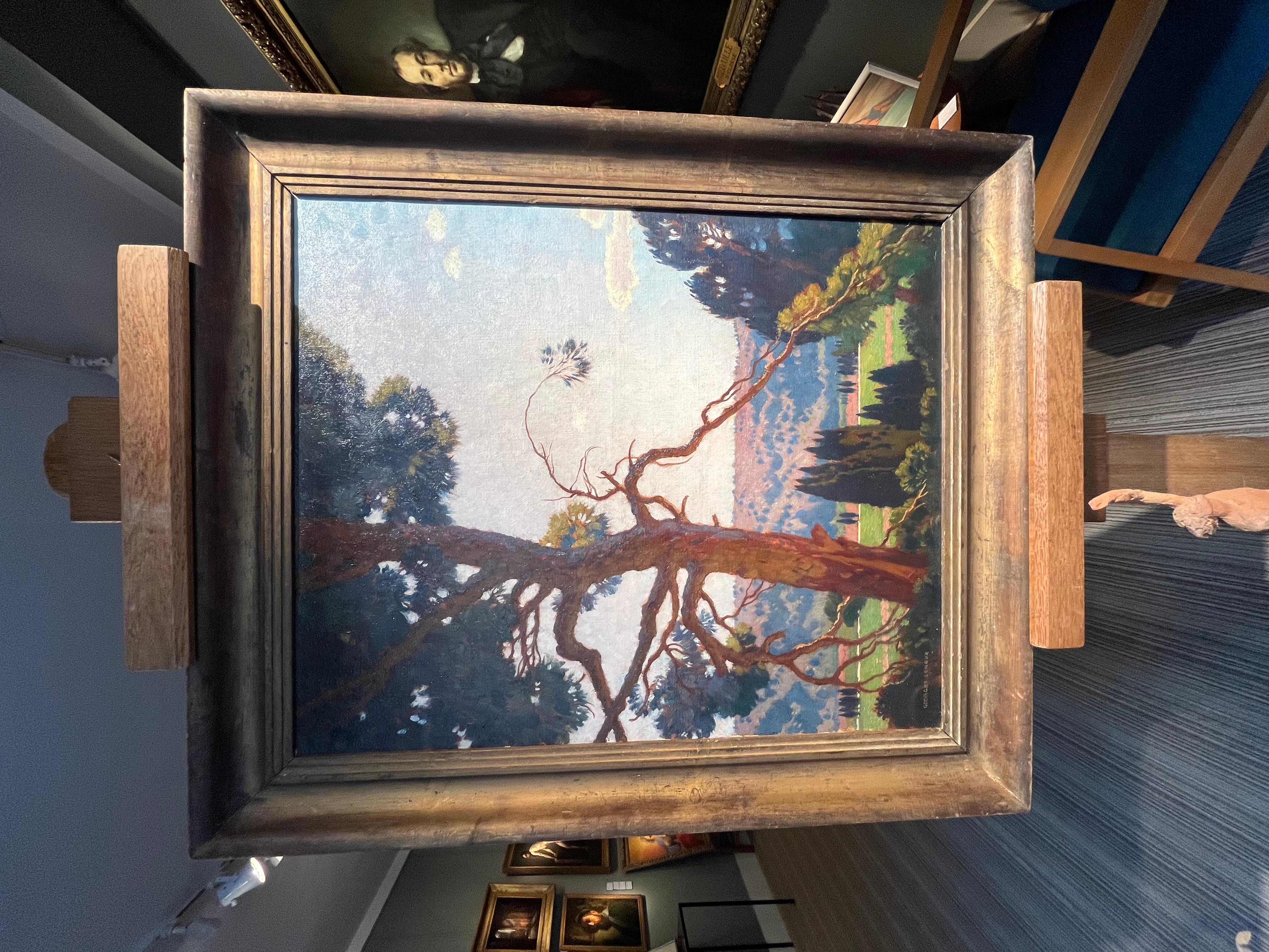 Die Landschaft der Provence – Painting von Georges Leroux