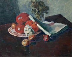 Georges Louis Claude (1879-1963) Stillleben mit Früchten, 1938, Öl auf Papier 