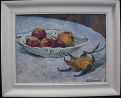 Georges Louis Claude (1879-1963) Still life with fruits, oil on paper signed