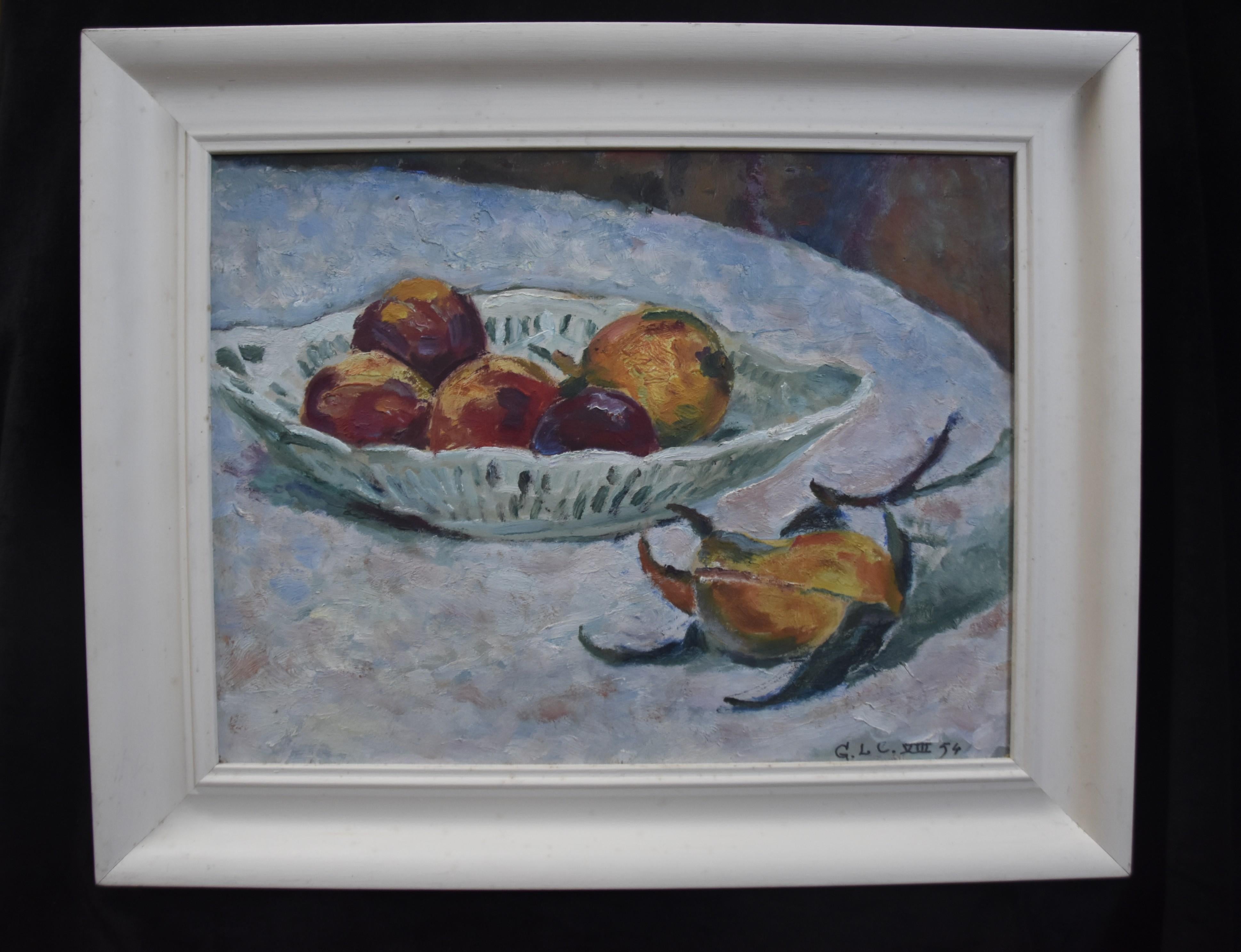 Georges Louis Claude (1879-1963)
Still life with fruits, 
oil on paper 
signed and dated 