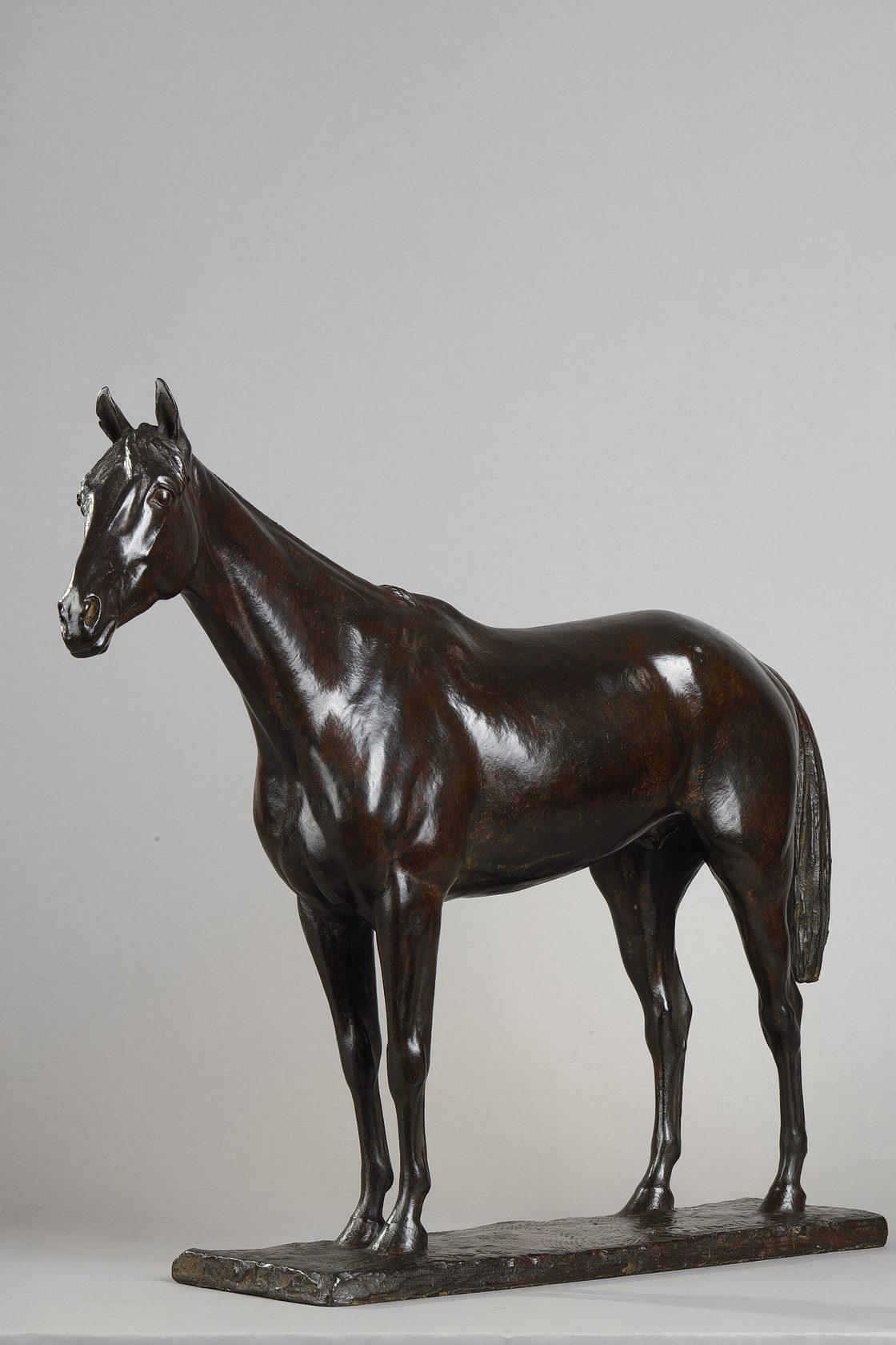 Georges Malissard Figurative Sculpture - Purebred "Coyote"