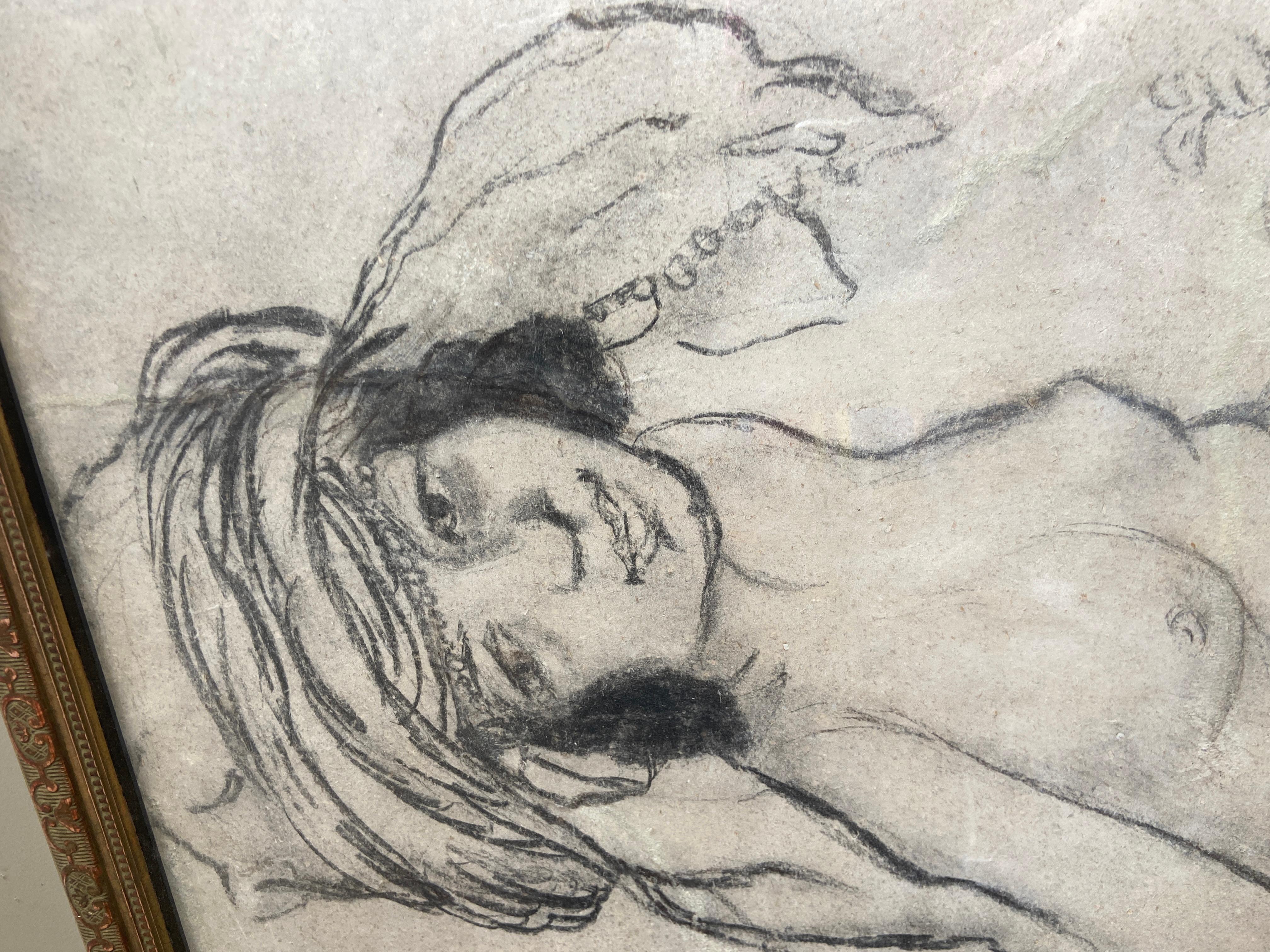 Français Georges Manzana - La femme algérienne de Pissarro