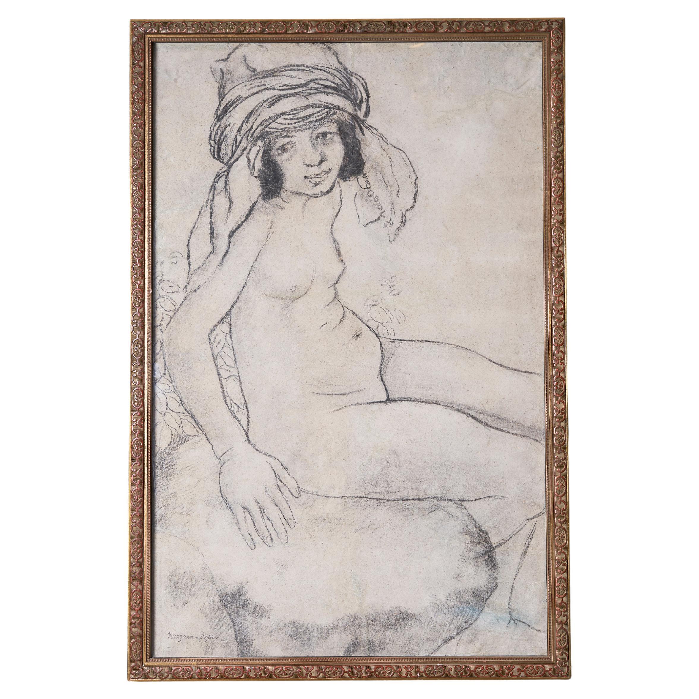 Georges Manzana - Pissarro's Femme Algérienne For Sale