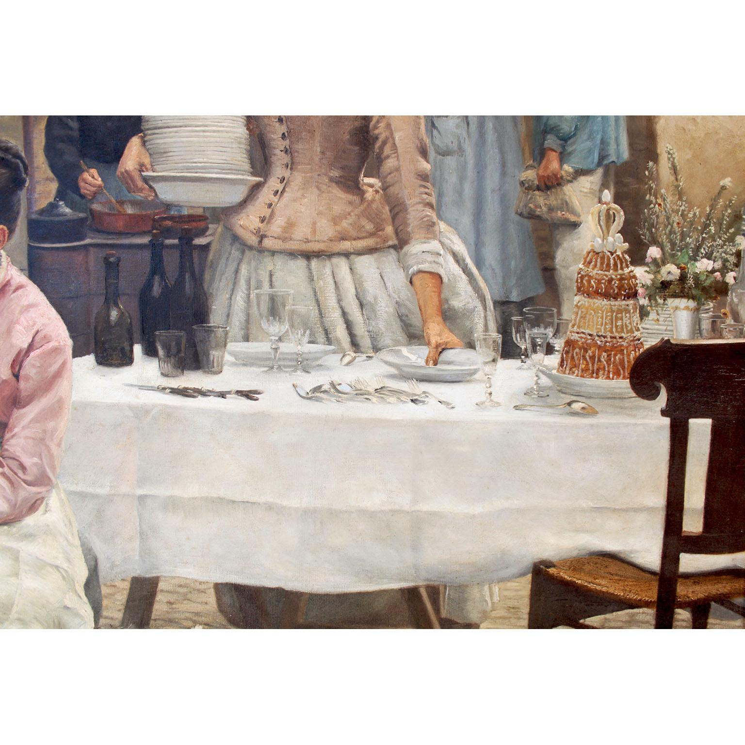 Georges-Marie-Julien Girardo (French 1856-1914) Oil on Canvas 