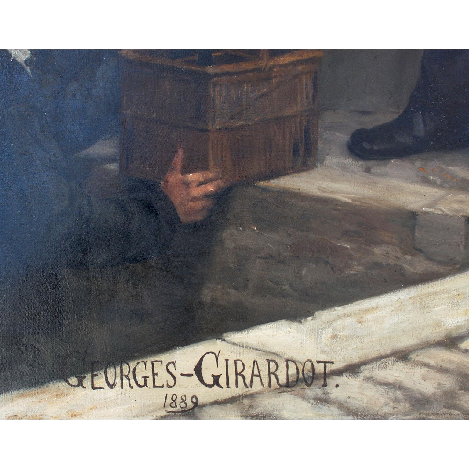 Georges-Marie-Julien Girardo (French 1856-1914) Oil on Canvas 