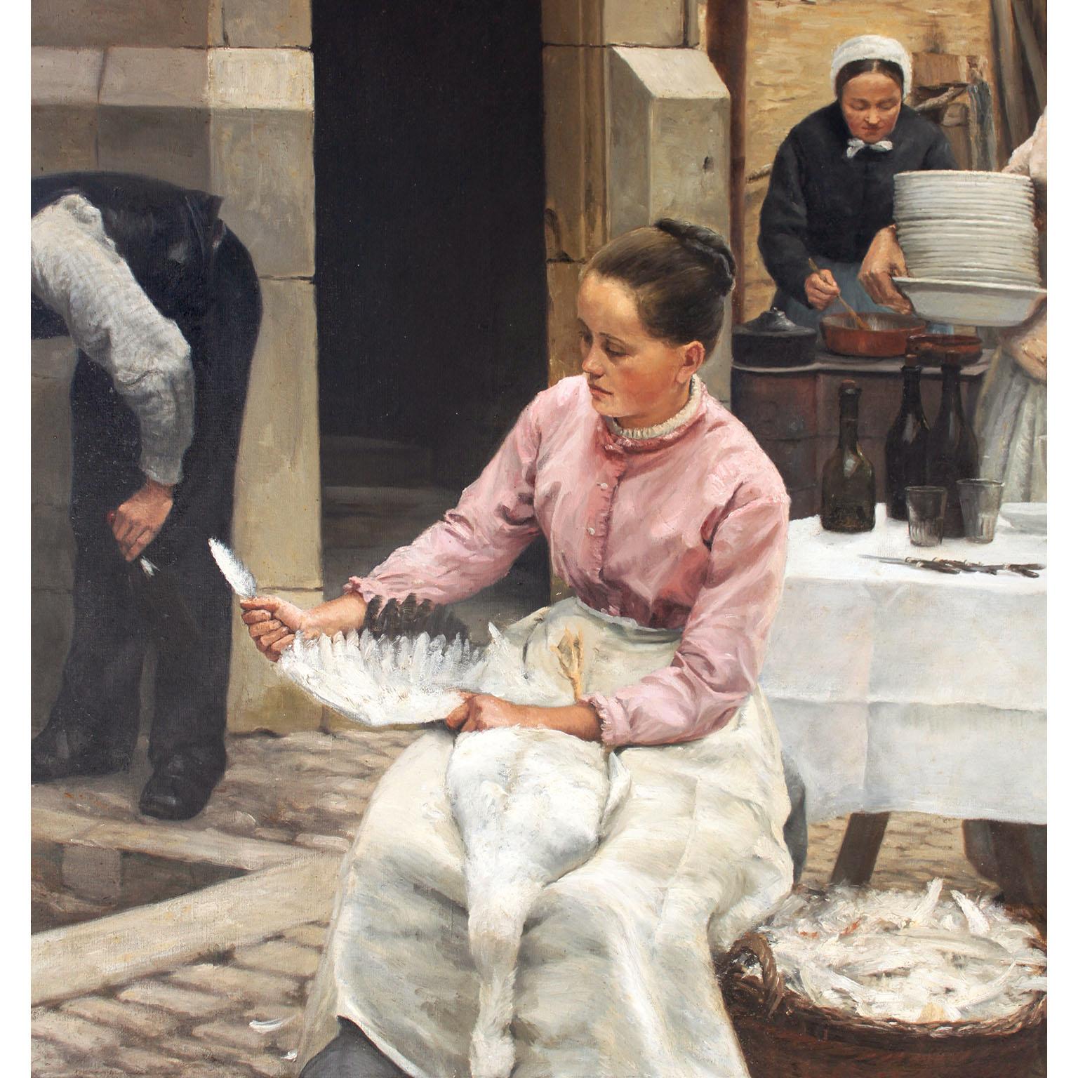 Georges-Marie-Julien Girardo (French 1856-1914) Oil on Canvas 