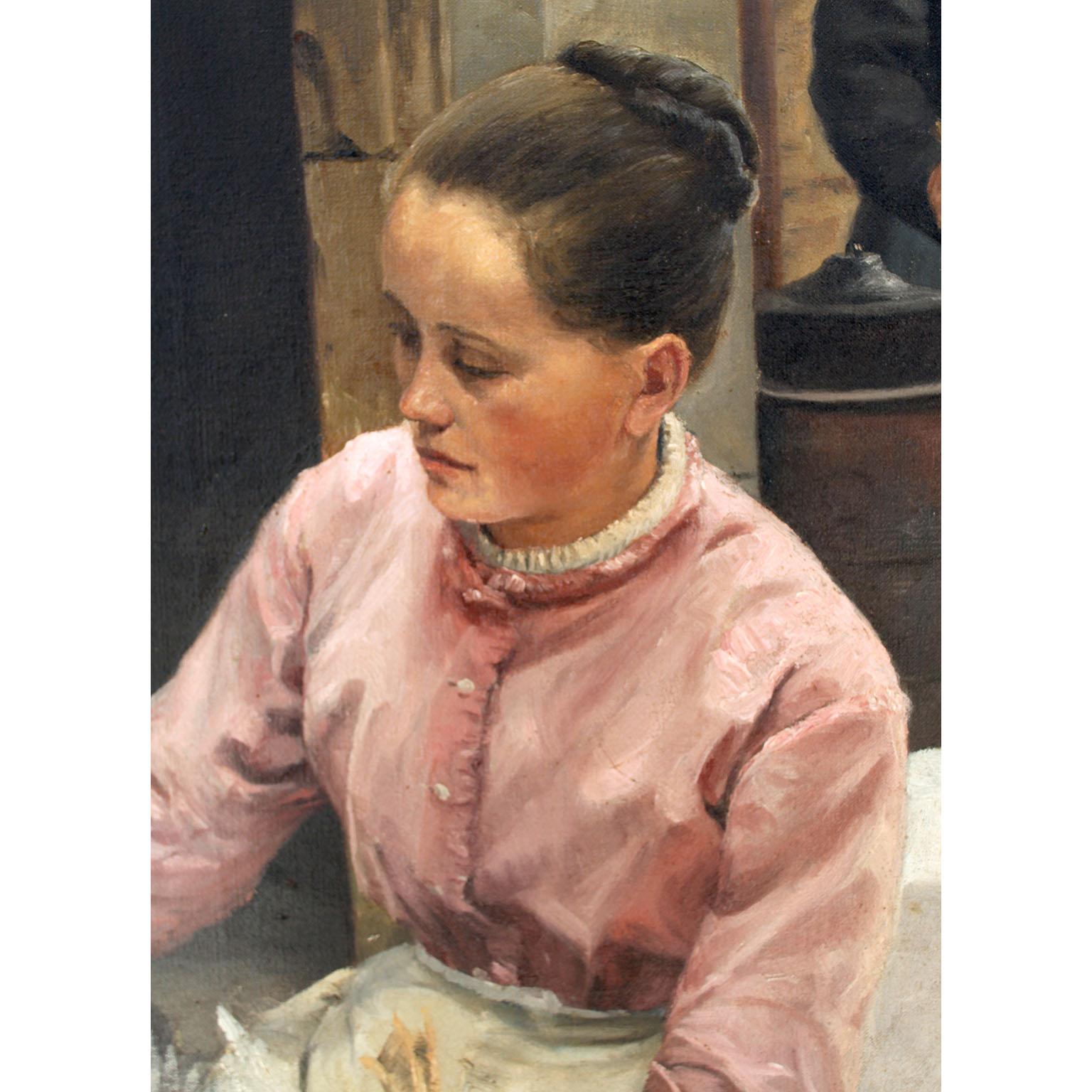 Georges-Marie-Julien Girardo (French 1856-1914) Oil on Canvas 
