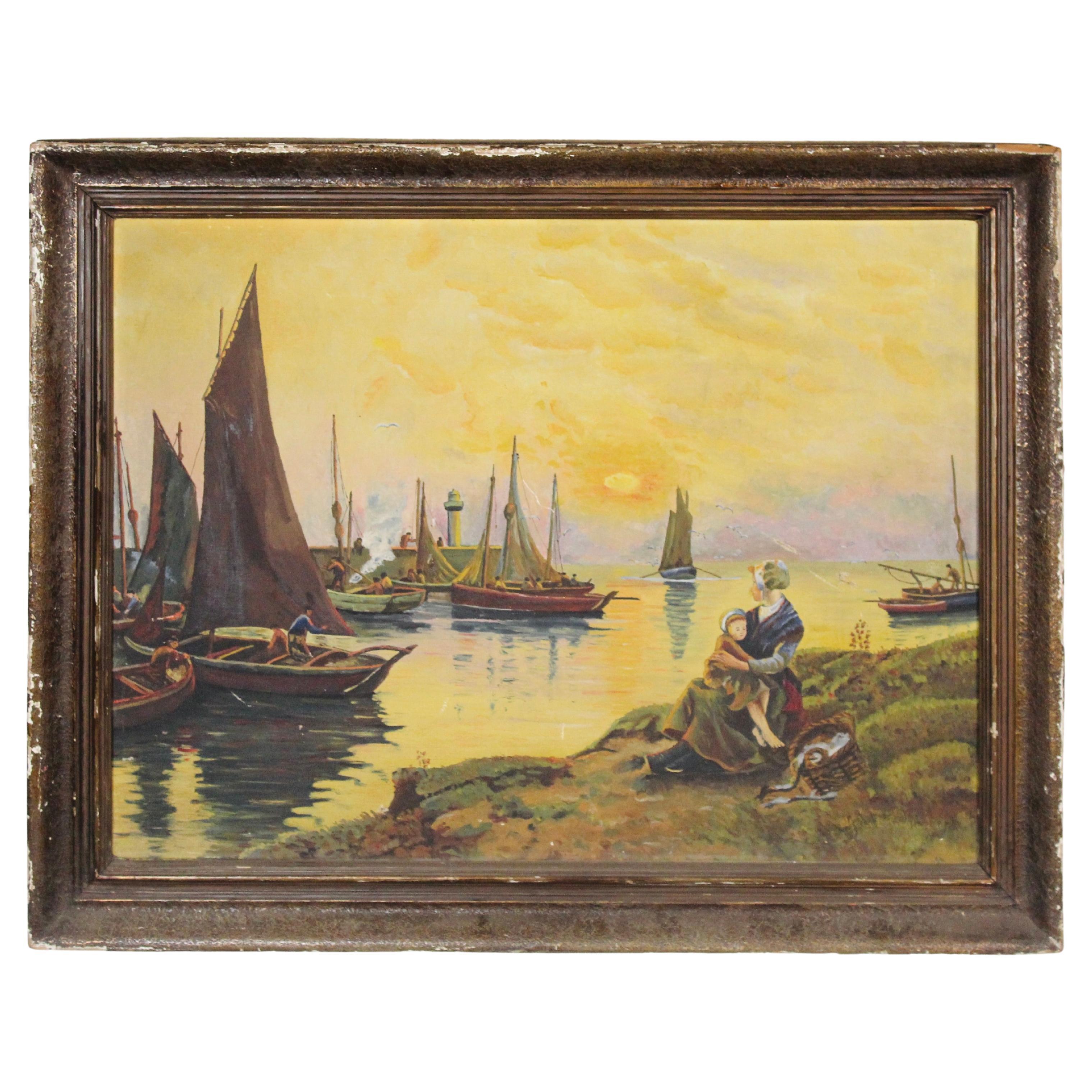 Georges Maroniez 'Awaiting Return' in Frame