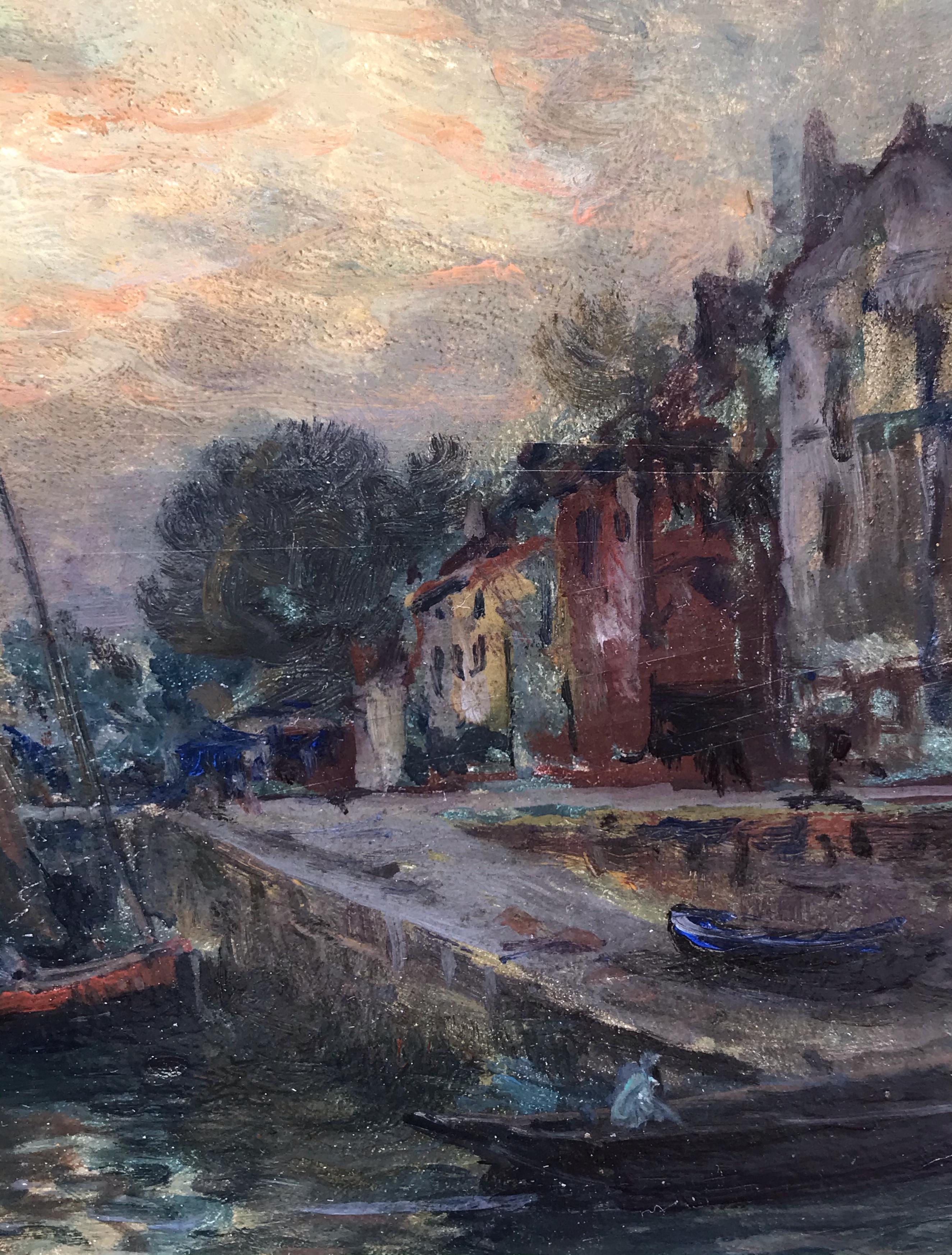 Volver al puerto pesquero - Pintura Siglo XIX 1