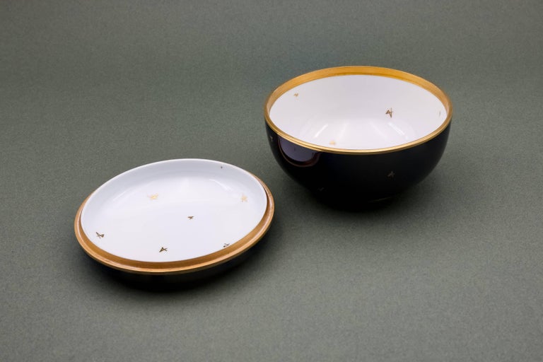 Georges Mathieu Candy Box for French Porcelaine de Sèvres 