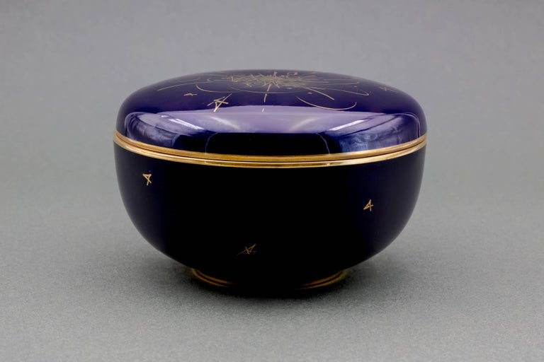 Georges Mathieu Candy Box for French Porcelaine de Sèvres 