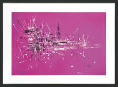 Composition by Georges Mathieu - Abstract and Modern artwork, Work on paper