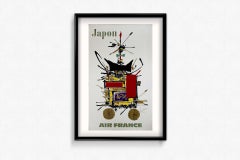 Mathieu's 1967 Air France Japan original poster