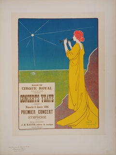 Goddess of Music - Lithograph (Les Maîtres de l'Affiche), 1895