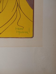 Goddess of Music - Lithograph (Les Maîtres de l'Affiche), 1895