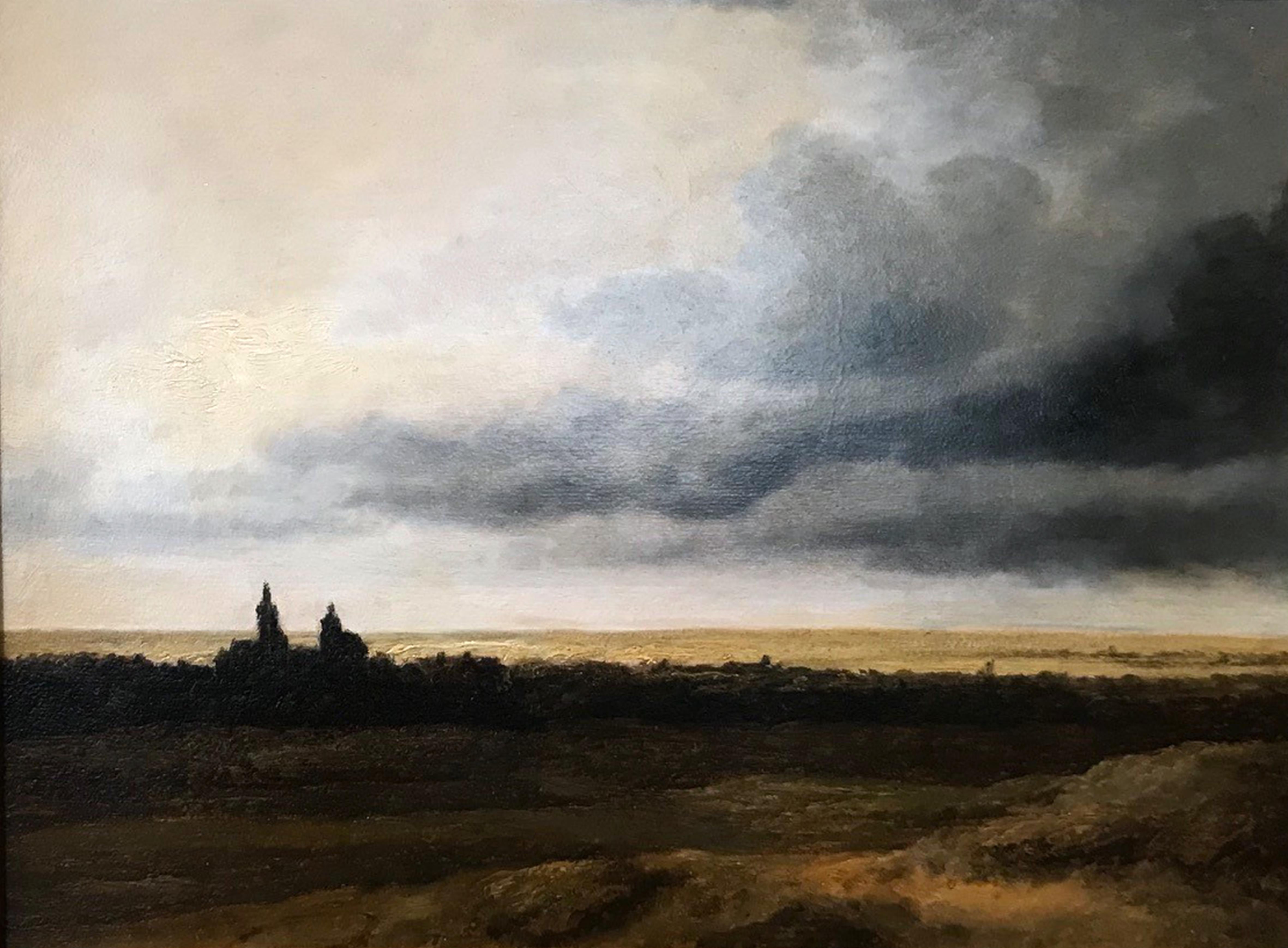 Georges Michel Landscape Painting - La plaine à l'approche de l'orage