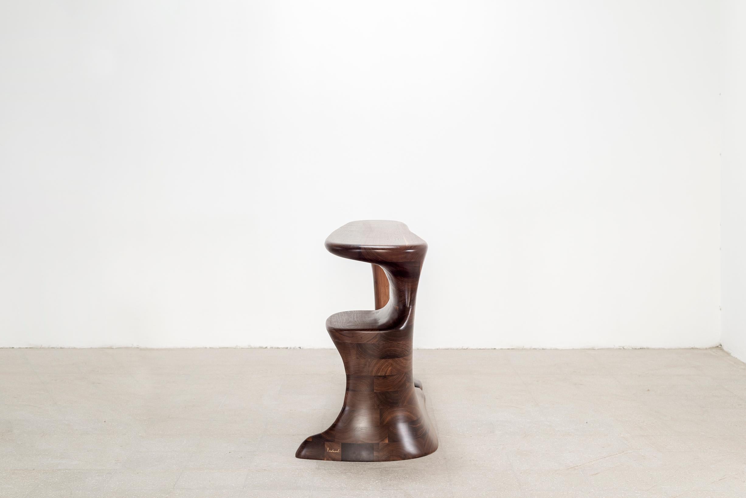 Hand-Carved Georges Mohasseb Erosion Console For Sale