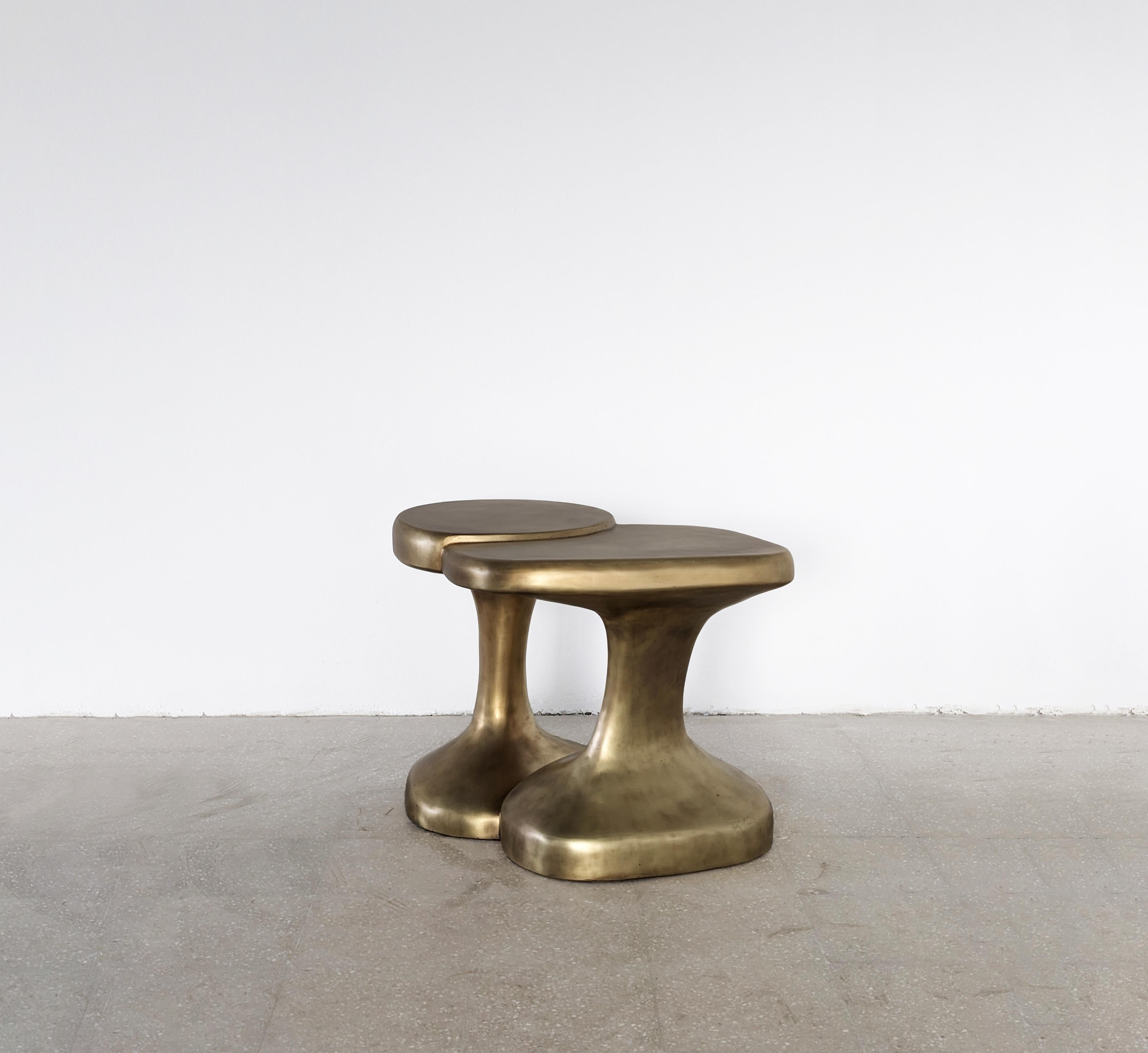 Lebanese Georges Mohasseb Erosion Side table For Sale
