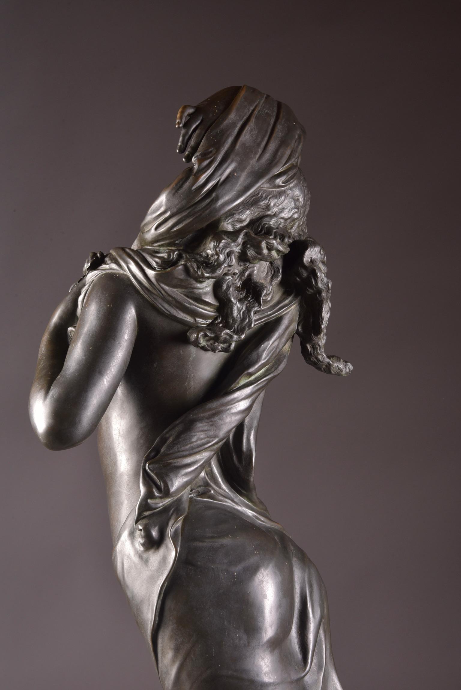 Bronze Georges P. Clere, Goddess of the Night For Sale