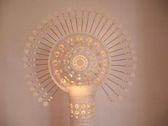 Georges Pelletier, Big Sun Totem Floor Lamp, by Benjamin Pelletier