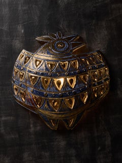 Georges Pelletier Blue Bird Ceramic Wall Sconce