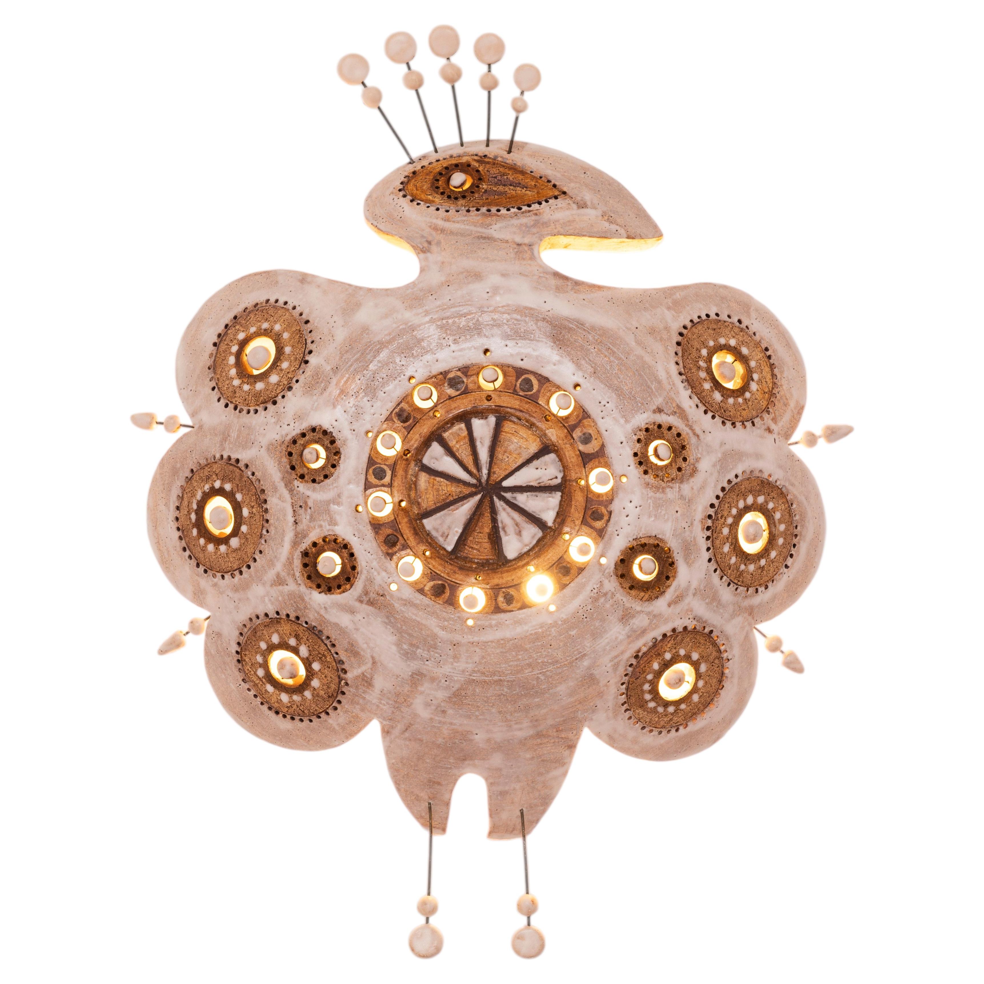Georges Pelletier Ceramic Bird sconce White & Brown by Benjamin Pelletier 2026