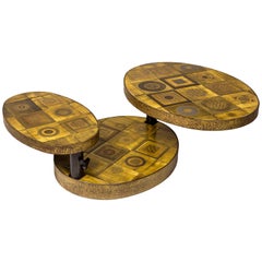 Georges Pelletier Ceramic Coffee Table for Roche Bobois, circa 1970, France