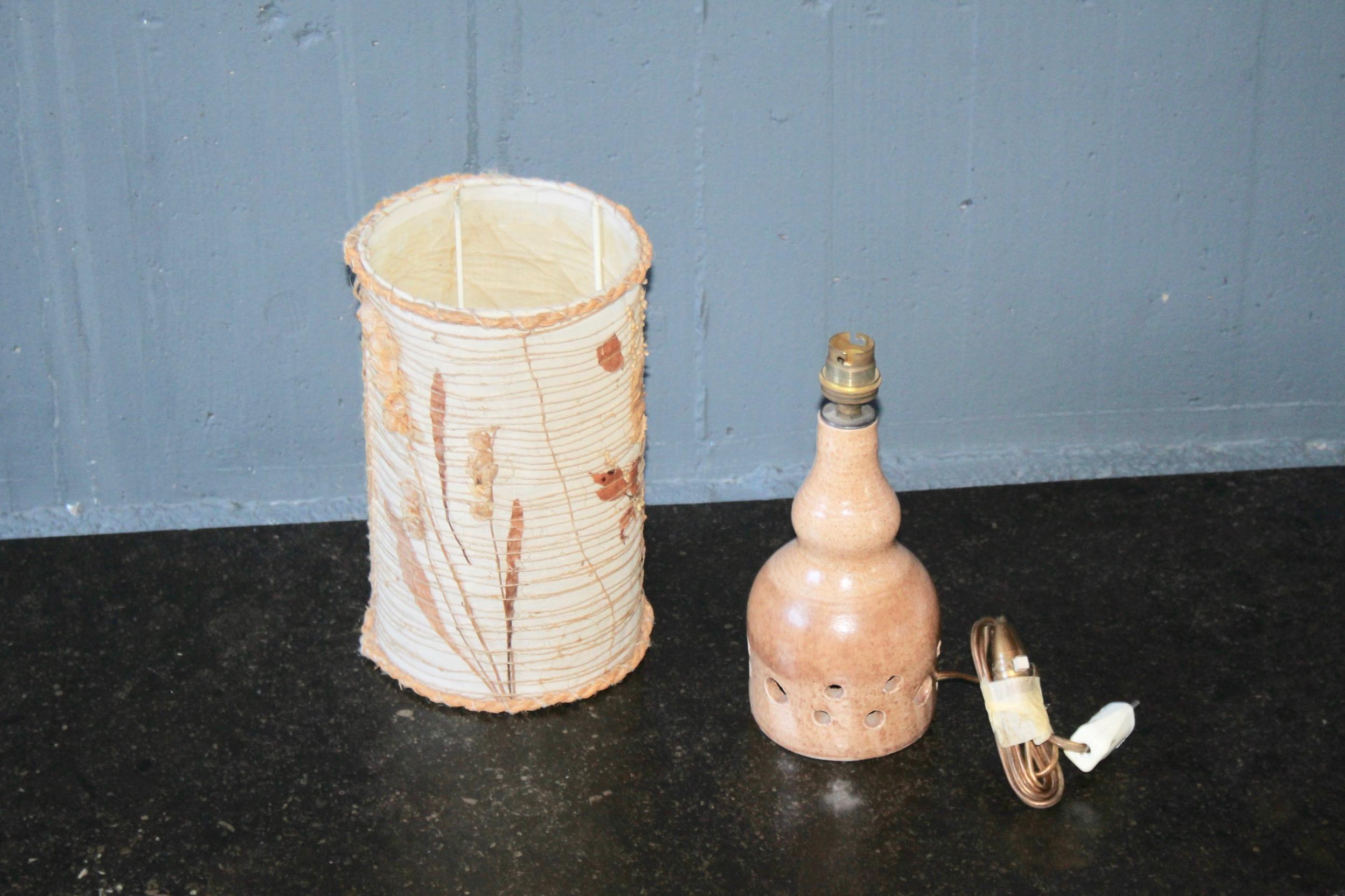 Late 20th Century Georges Pelletier Ceramic Table Lamp