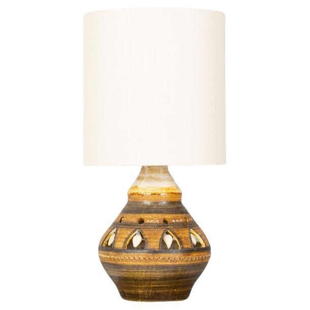 Lampe de table en céramique Georges Pelletier, France, années 1970 en vente