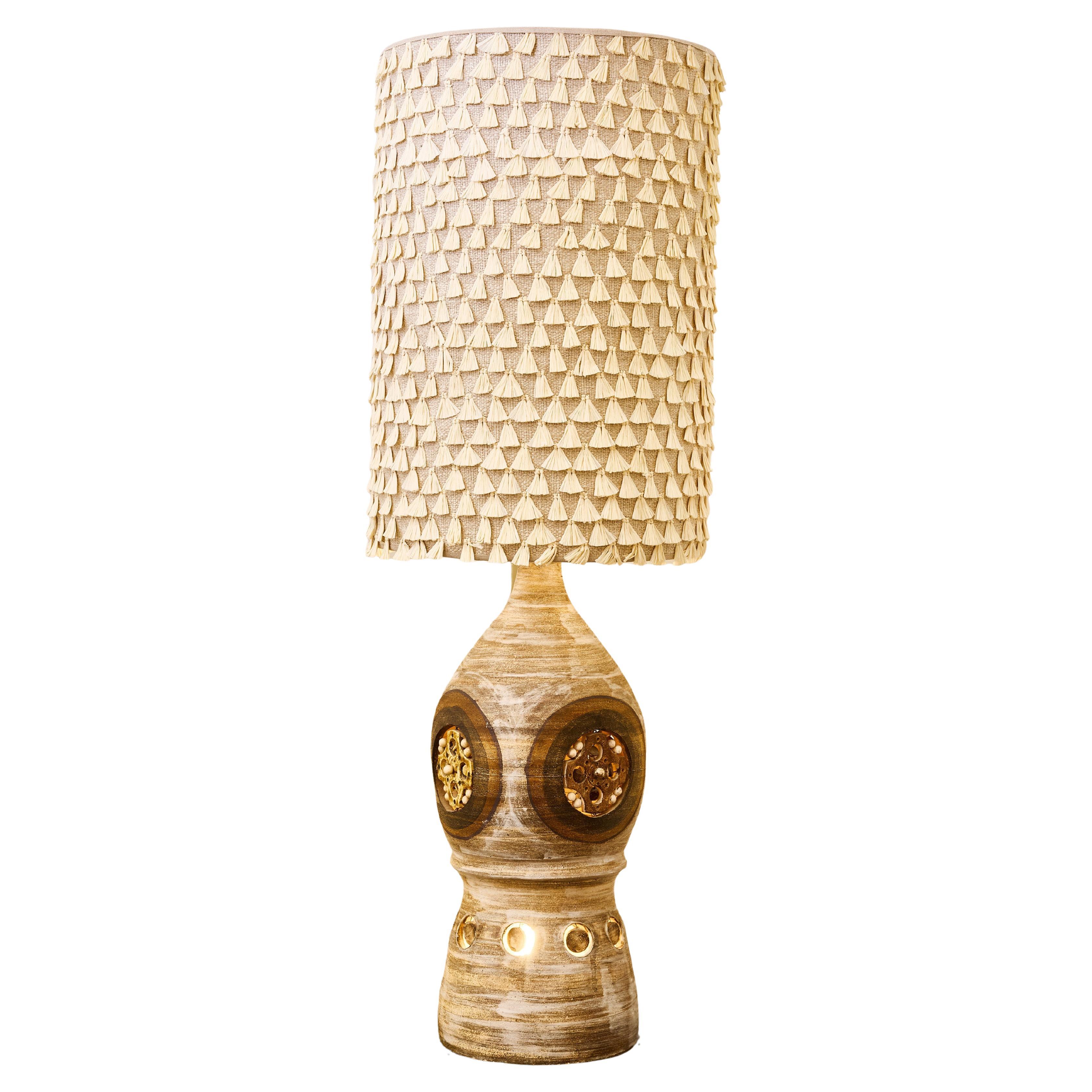 Lampe de table décorative en céramique Georges Pelletier