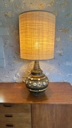 Lampe en céramique émaillée Georges Pelletier