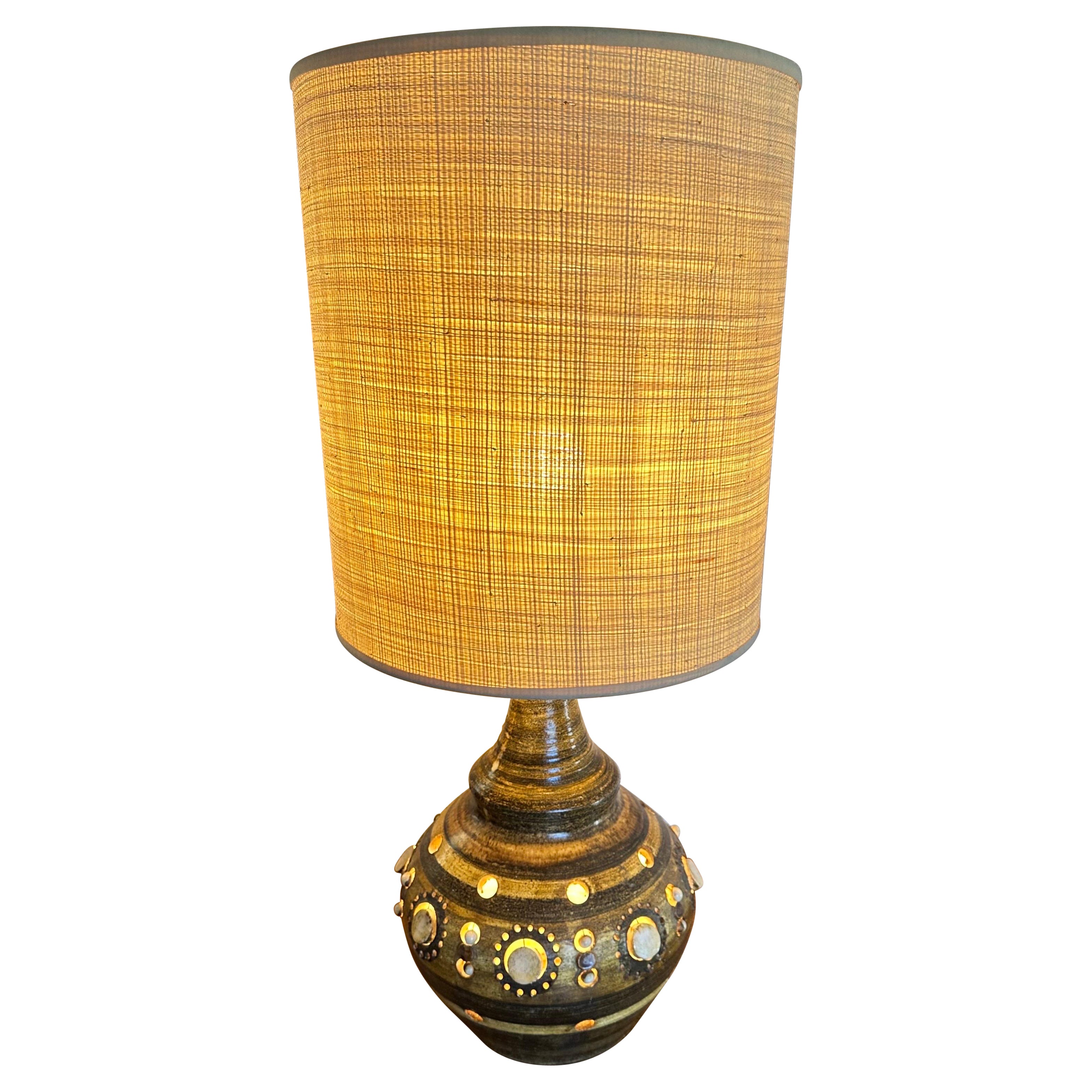 Lampada céramic smaltata Georges Pelletier
