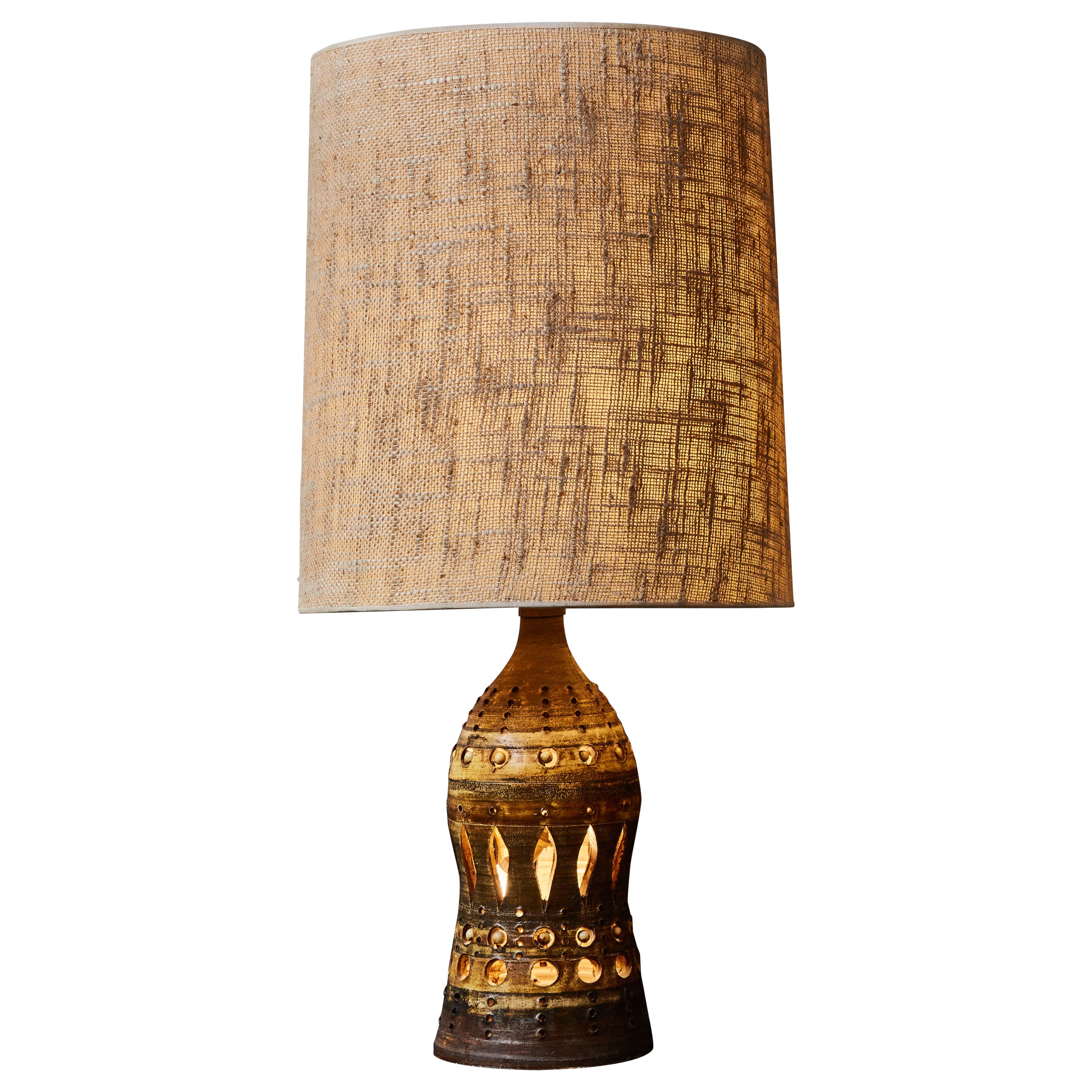 Lampada da tavolo smaltata Georges Pelletier