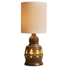 Used Georges Pelletier Glazed Table Lamp