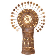 Georges Pelletier Sun Tischlampe aus Keramik braun & gold von Benjamin Pelletier 2026