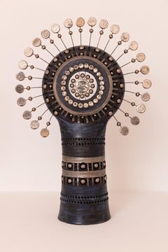 Georges Pelletier Sun Table Lamp bluish black & gold, by Benjamin Pelletier 2026