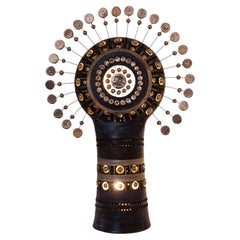 Georges Pelletier Sun Tischlampe bläulich schwarz & gold, von Benjamin Pelletier 2026