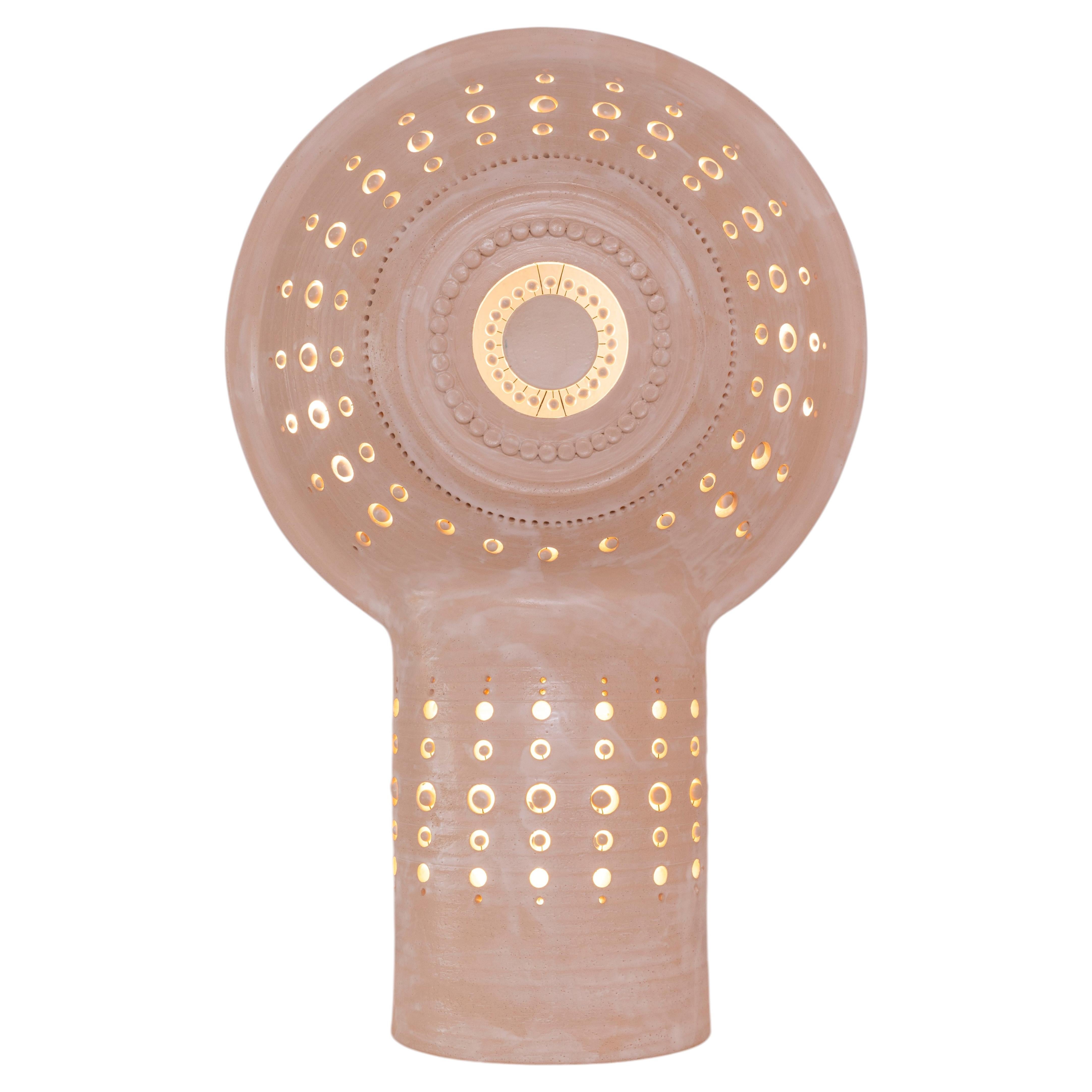 Georges Pelletier, Sun Table Lamp, White ceramic by Benjamin Pelletier 2026