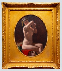 Odalisca, de Georges Philippe Jacqmotte (1876-1949), firmado y fechado