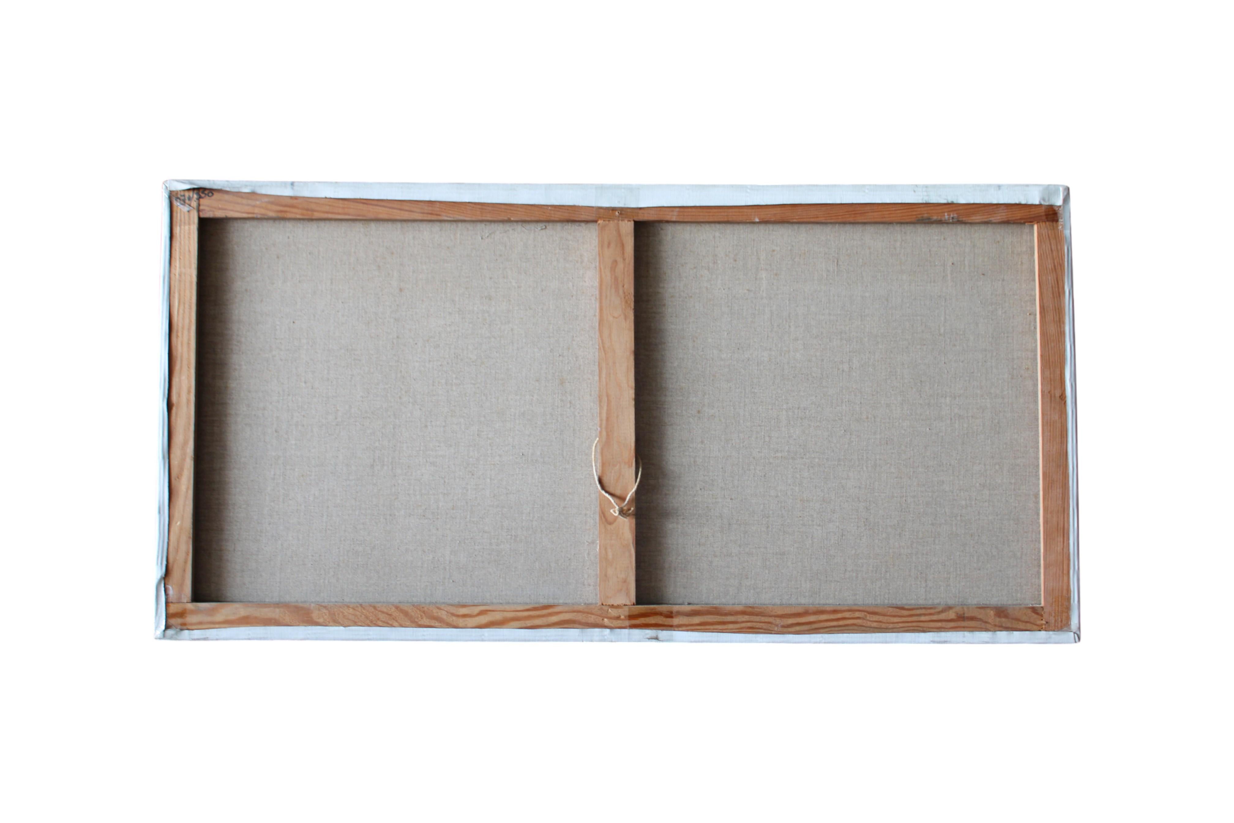 Akt Gemälde große weibliche Öl auf Leinwand von Französisch Künstler, Georges Guinegault im Angebot 5