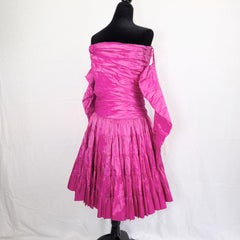 Georges Rech party dress with vintage 80s full skirt