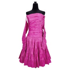 Georges Rech party dress with vintage 80s full skirt