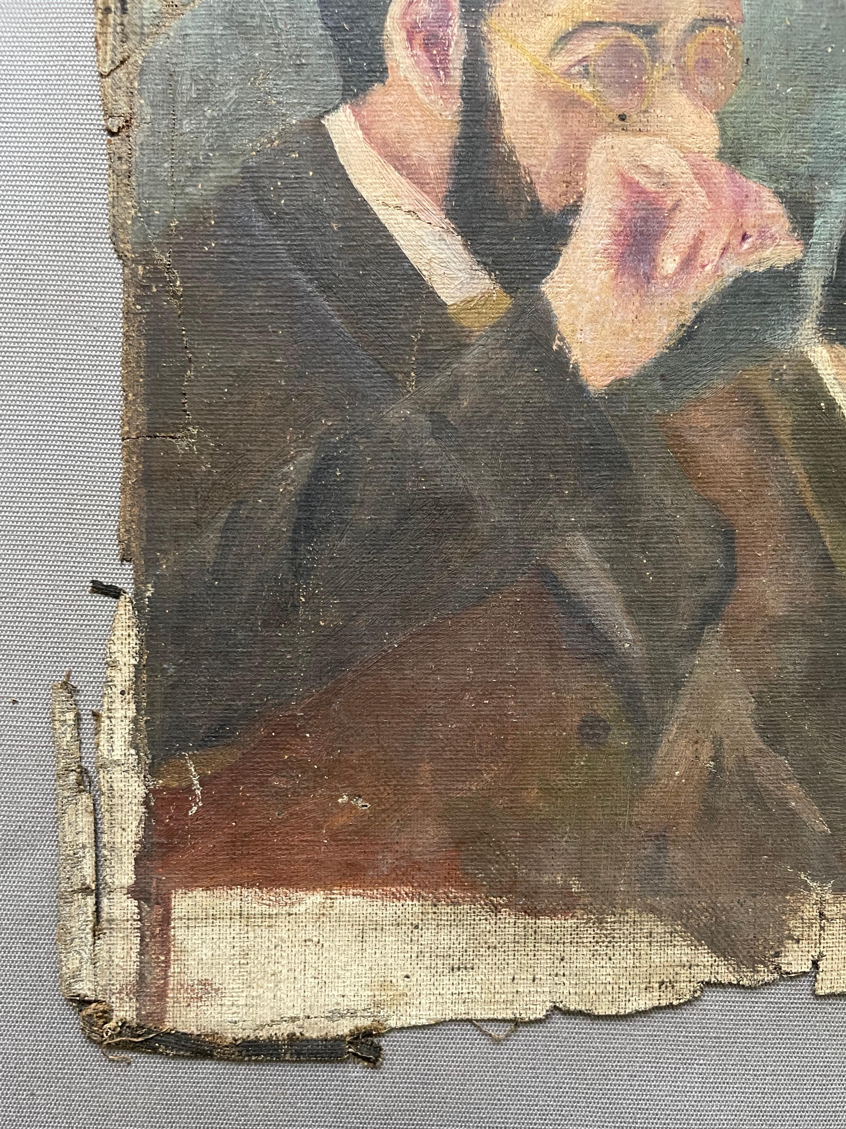 Georges Redon, Self-Portrait? Olio su tela 11