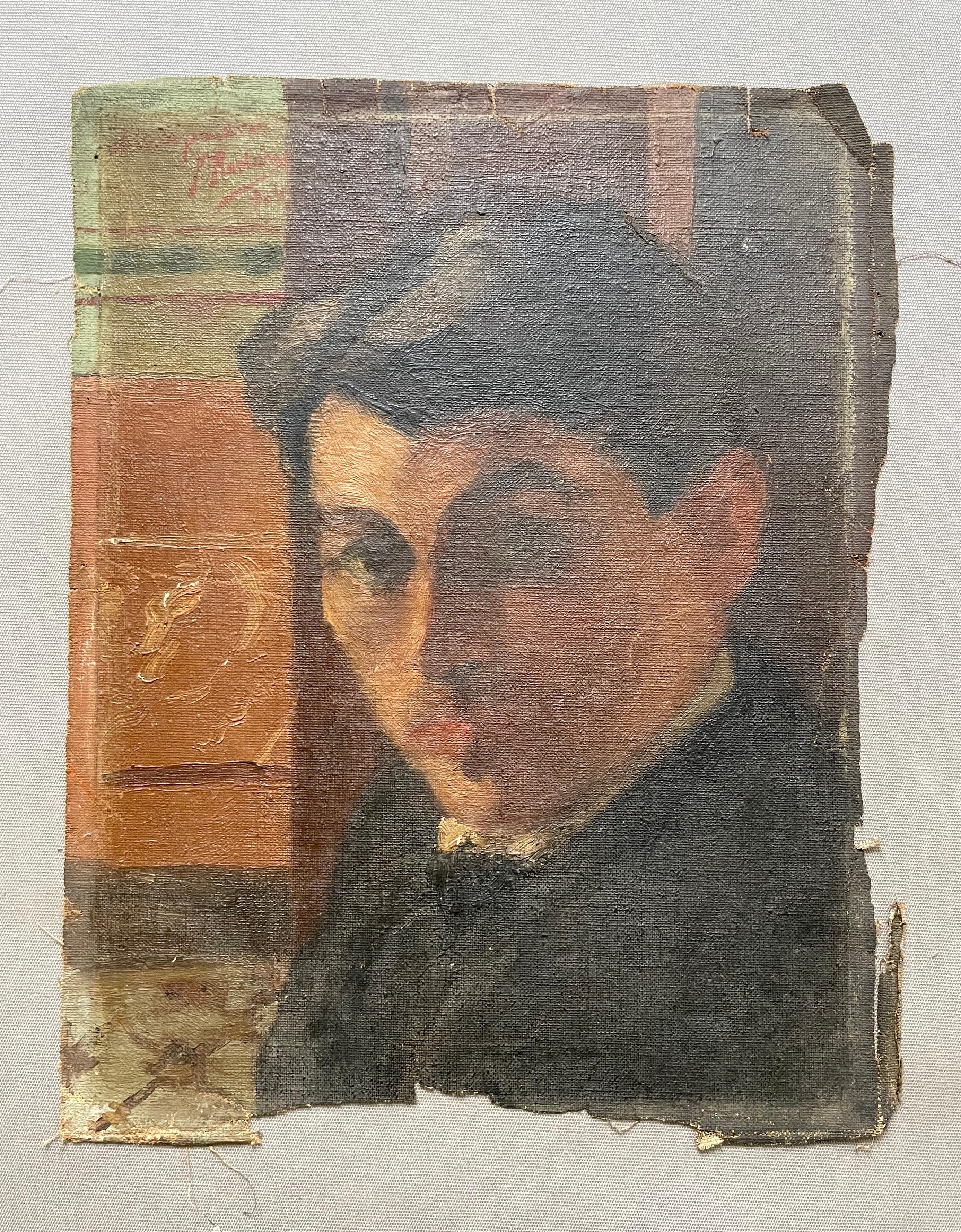 Georges Redon, Self-Portrait? Olio su tela 1