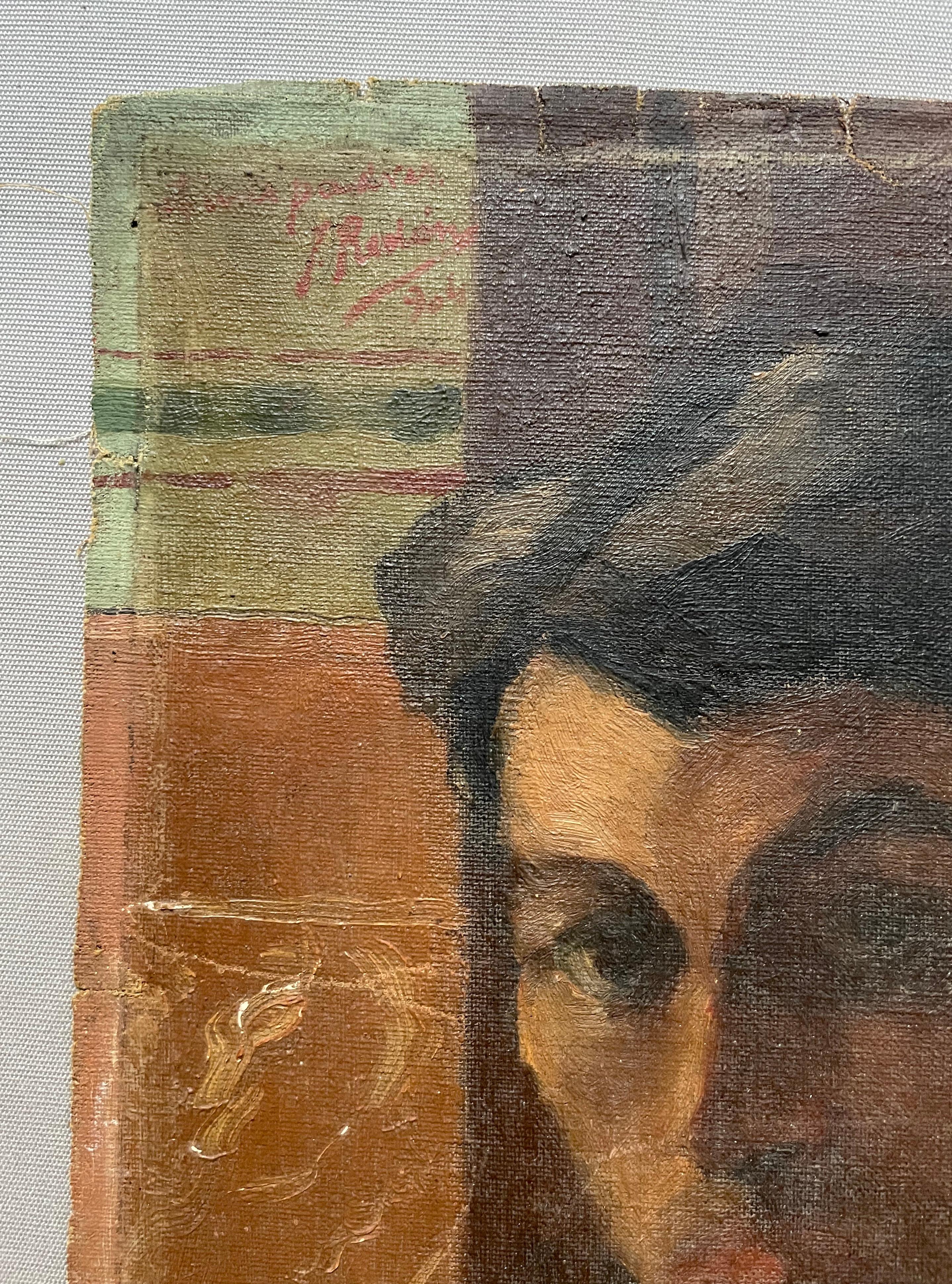 Georges Redon, Self-Portrait? Olio su tela 2
