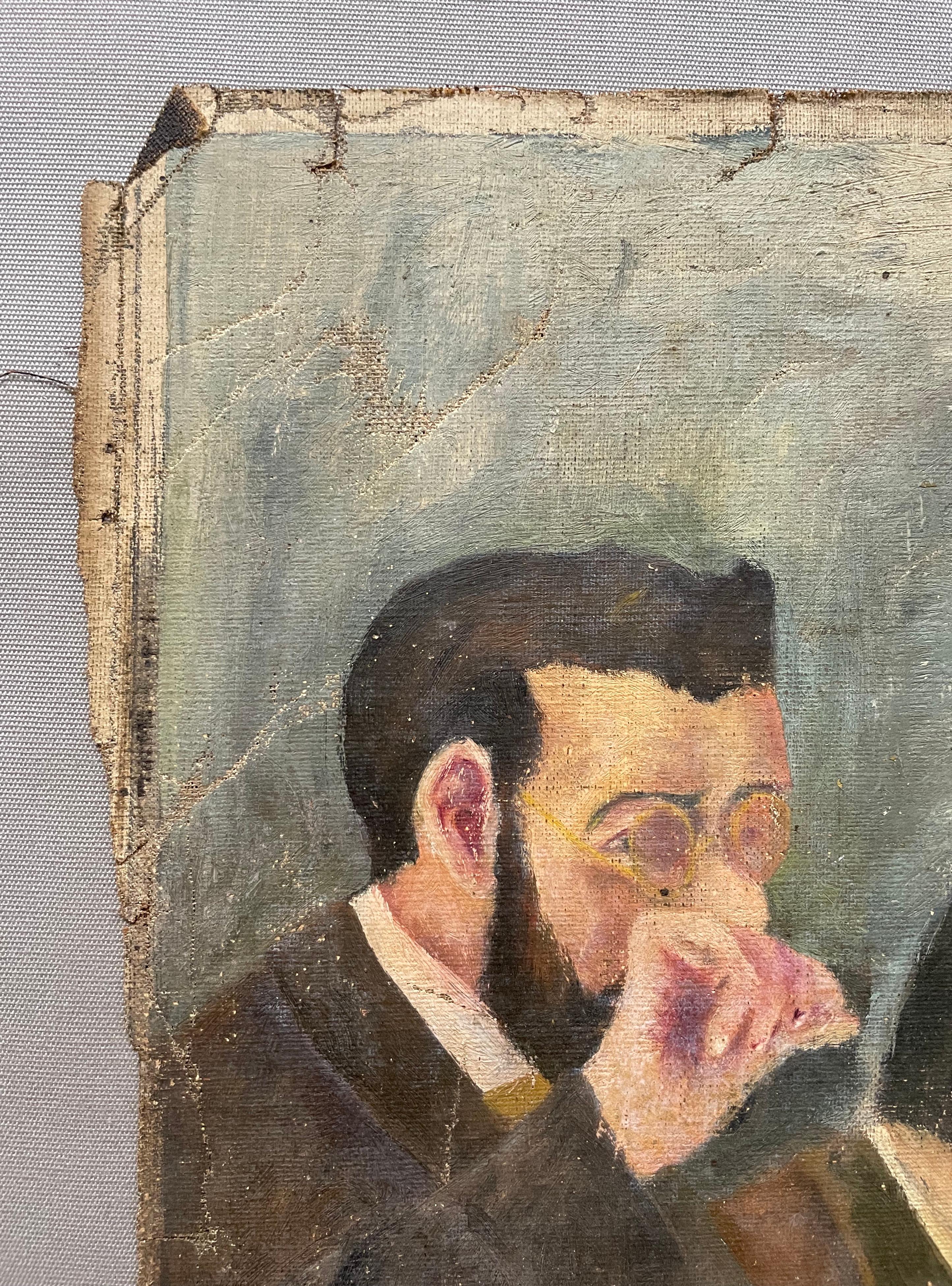 Georges Redon, Self-Portrait? Olio su tela 8